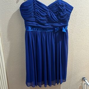 Royal blue Monique Lhuillier Bridesmaid dress size 16